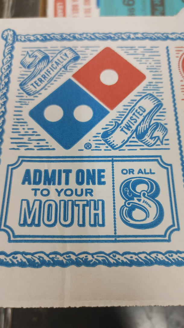 Excuse me Dominos Do what now