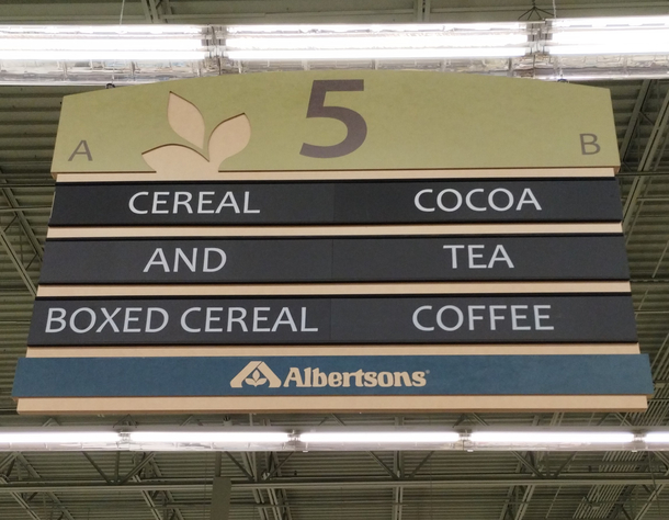 Excuse me where can I find the and