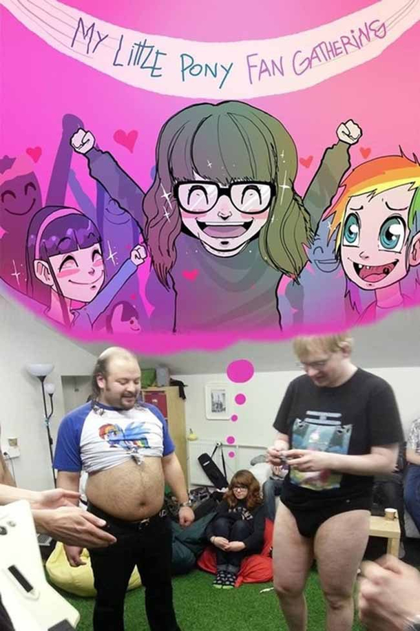 Expectation MLP Fan Meetup vs Reality
