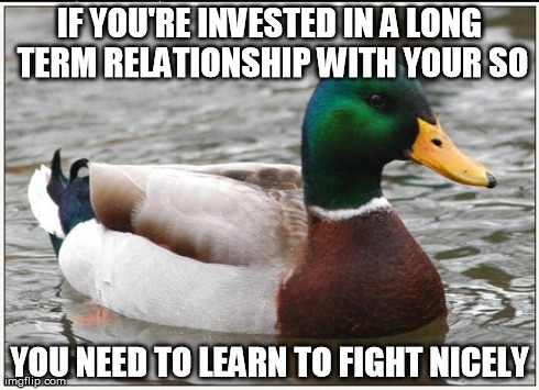 Experience taught me this one Fights in relationships are bound to happen