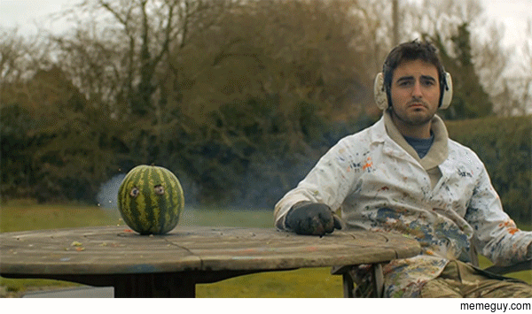 Exploding watermelon