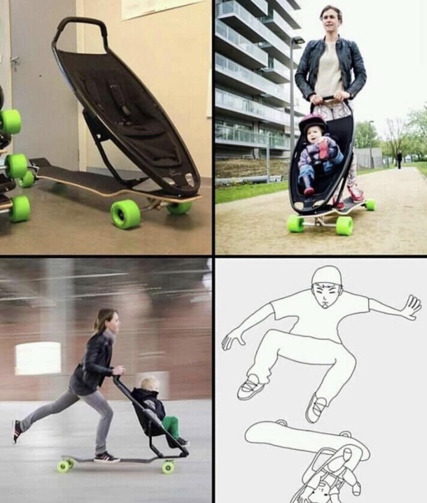 Extreme child carrying