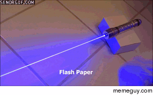 Extremely powerful laser destroys materials