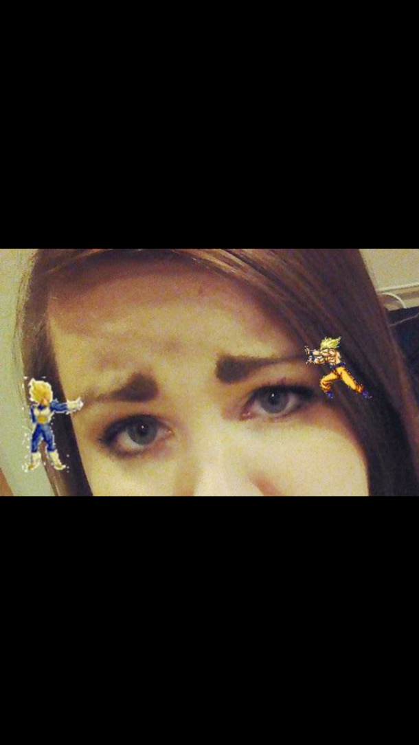 Eyebrow game Kamehameha