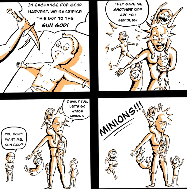 F for the sun god