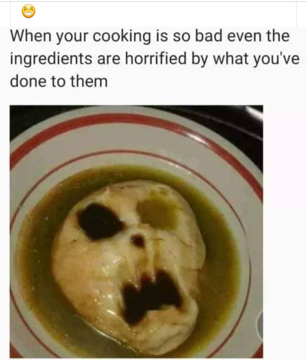 F to pay respects to this poor meal