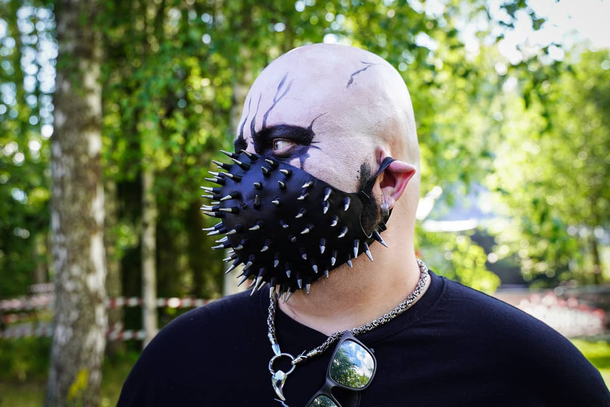 Face Mask in Music Festival in Finland