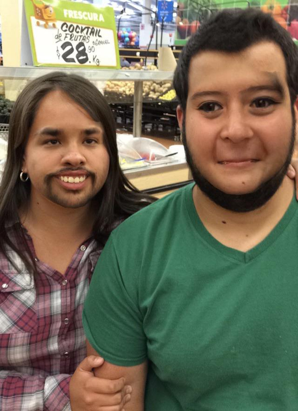 Face swap is cursed man My brother and his girlfriend for example