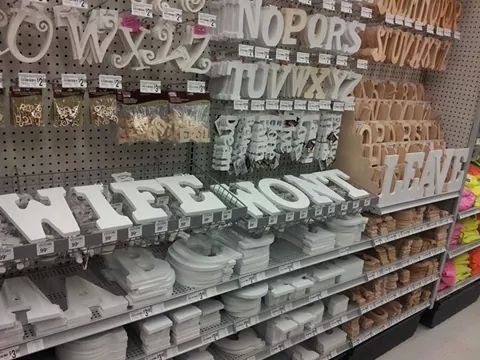 Facebook provides My friend was at Michaels with her husband