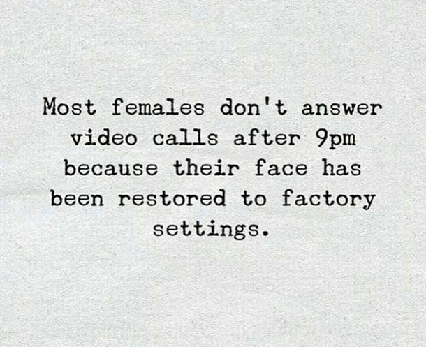 Factory setting