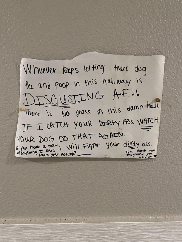 Fair warning