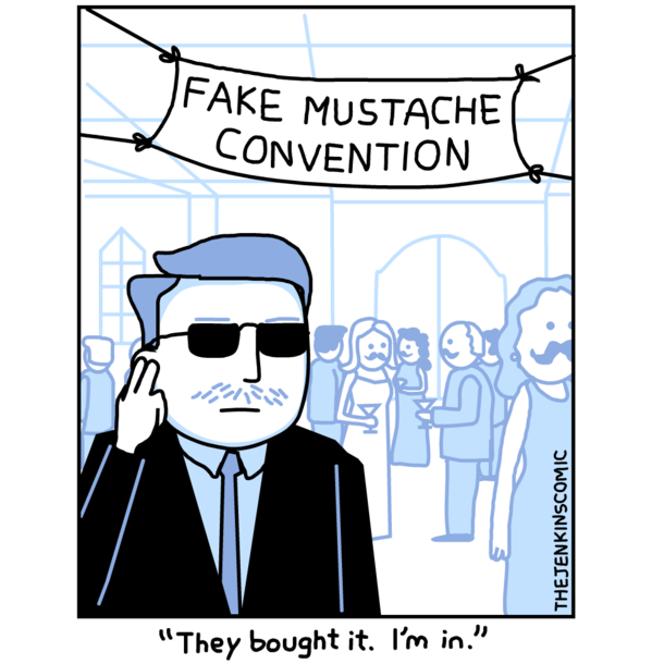 Fake Fake Mustache