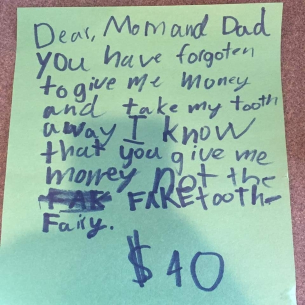Fake Tooth Fairy
