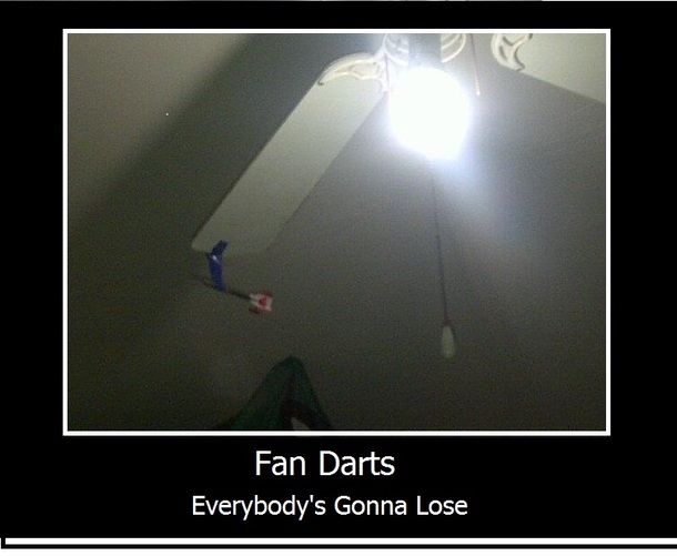 Fan Darts Even funnier when someone loses an eye