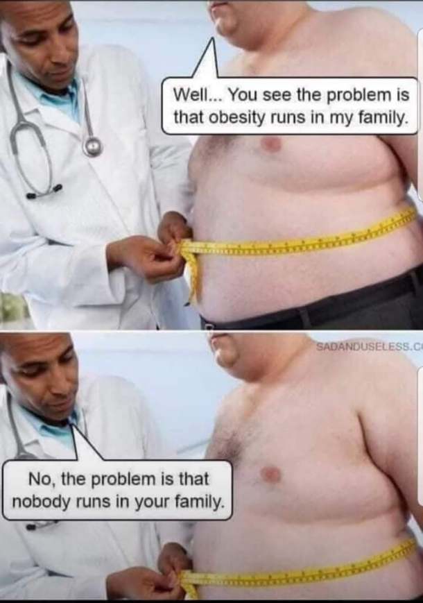 Fat jokes