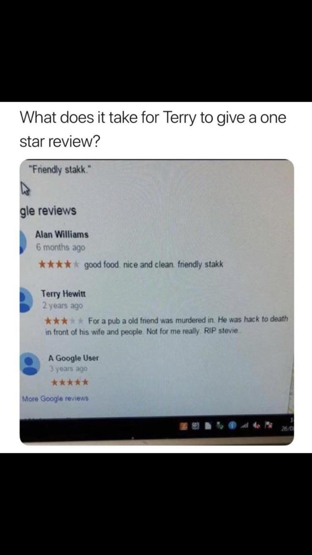 Fcking hell terry