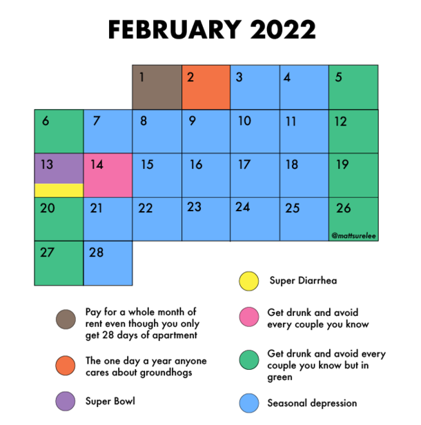 February calendar
