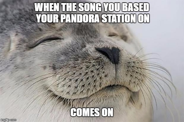 Fellow Pandora users will understand this bliss