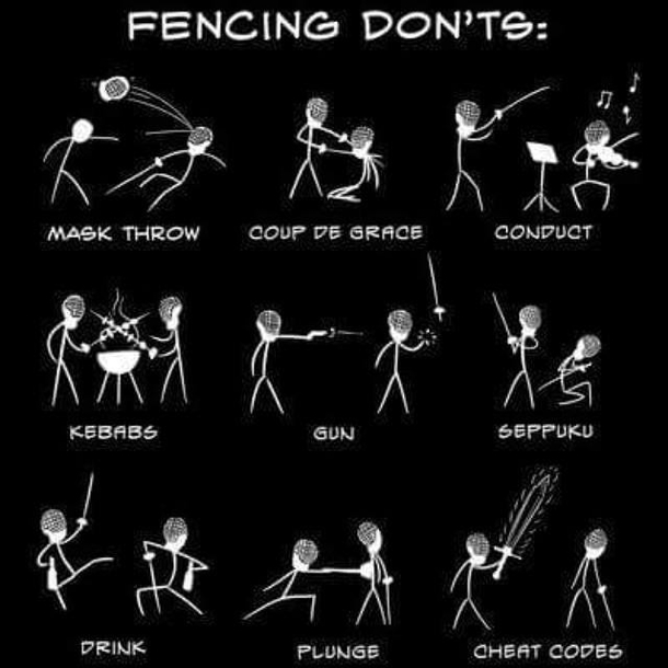 Fencing Donts