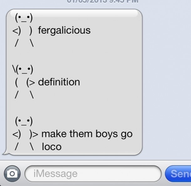 Fergialicuous - Girlfriend sent me this