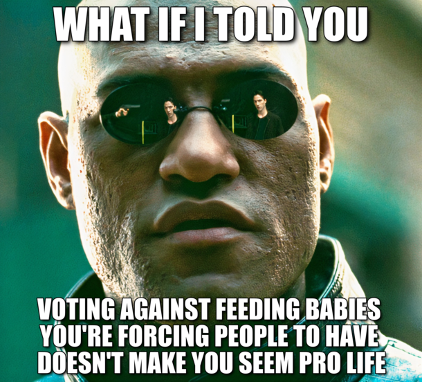 Fetus Yes Feed us No