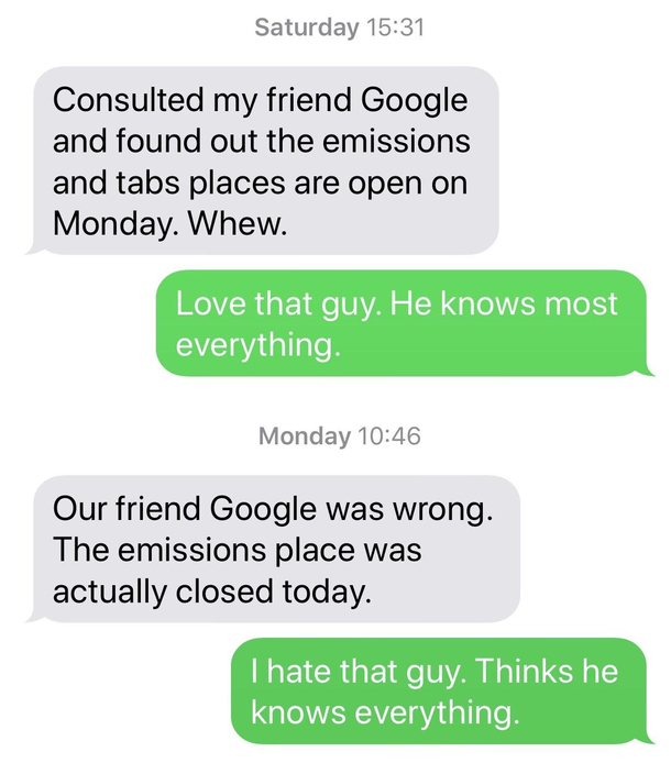 Fickle friendship