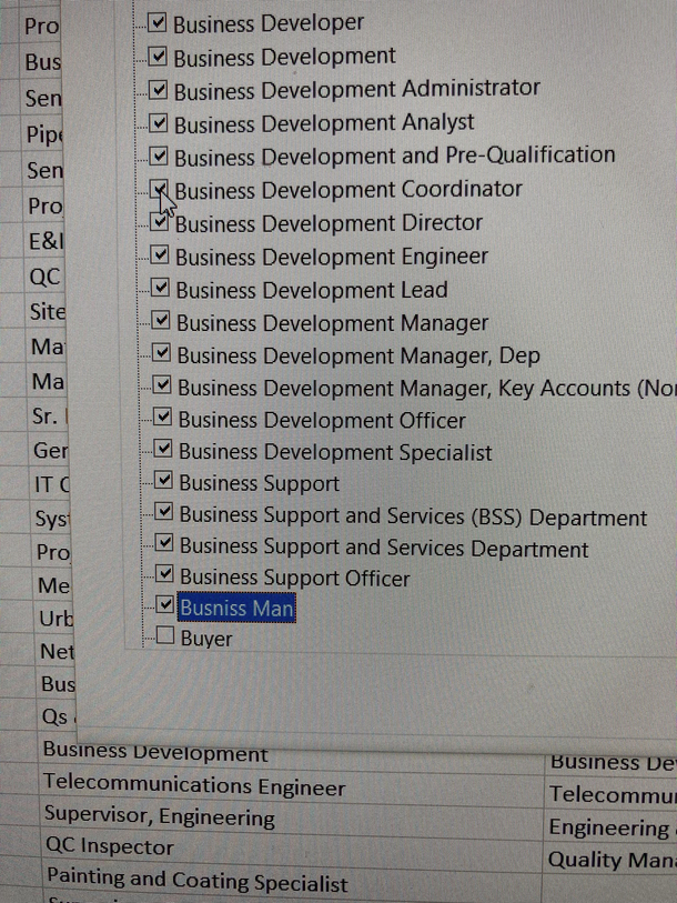 Filtering out contacts via business titles and I ran into this cool cat