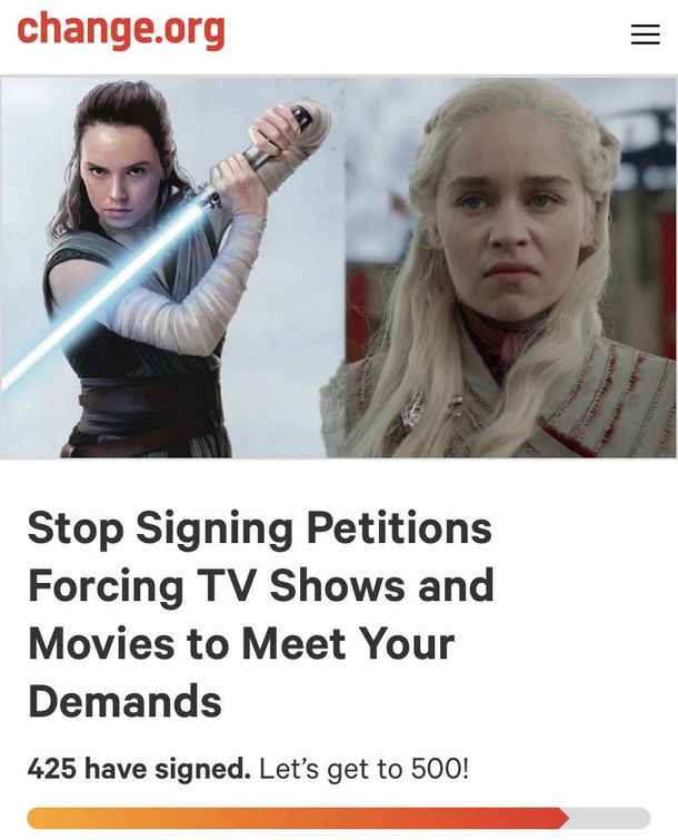 Finally a petition I can get behind