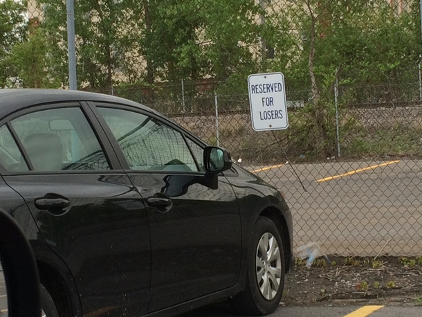 Finally An available parking spot