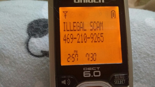 FINALLY an honest phone scammer caller ID name