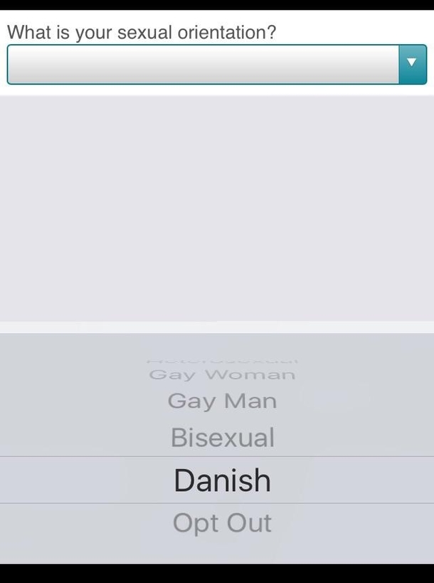Finally I can stop selecting other when asked about my sexuality