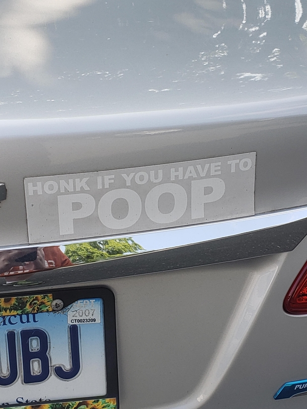 Finally someone understands why I honk