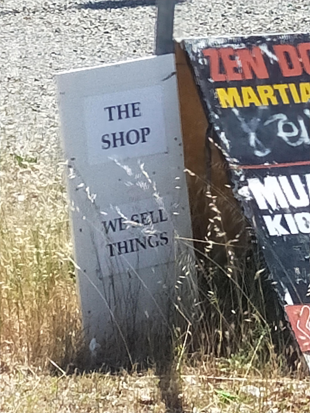 Finally Somewhere that sells the necessities