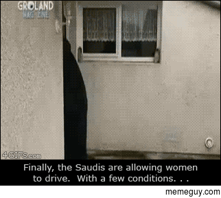 Finally the Saudis are allowing women to drive With a few conditions  