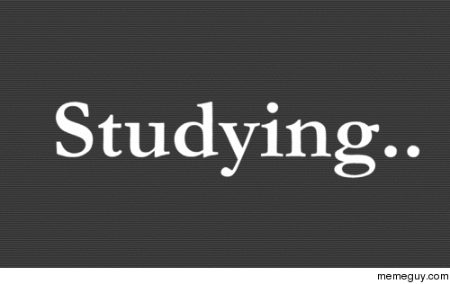 Finals week is coming up