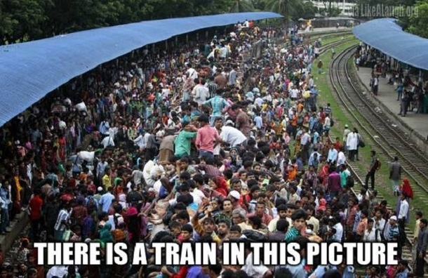 Find the Train in this picture - Meme Guy