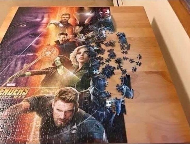 Finished my Avengers puzzle today