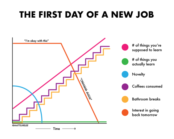 First day of a new job