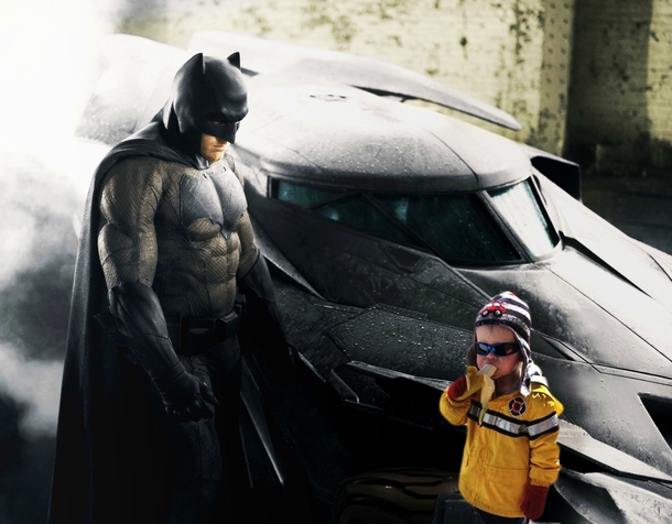 First look at Ben Afflecks new Batsuit Batmobile and sidekick
