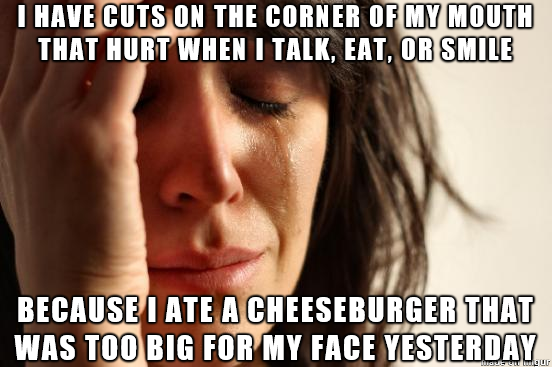 First World Cheeseburger Problems
