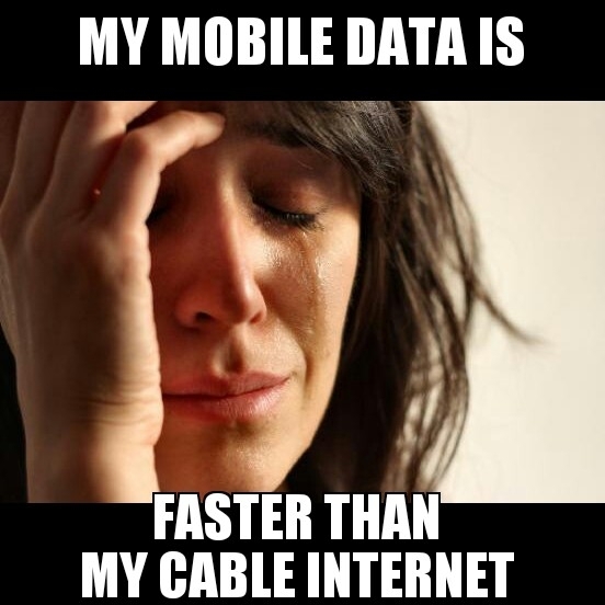 First world dilemma