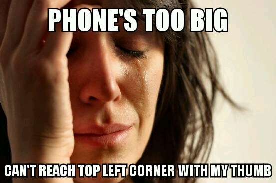 First world phone problems
