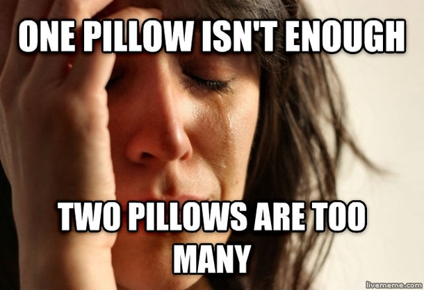 First world sleeping problems