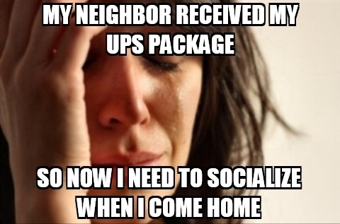 First world UPS problem