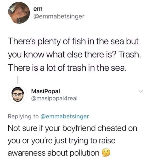 Fish in the sea