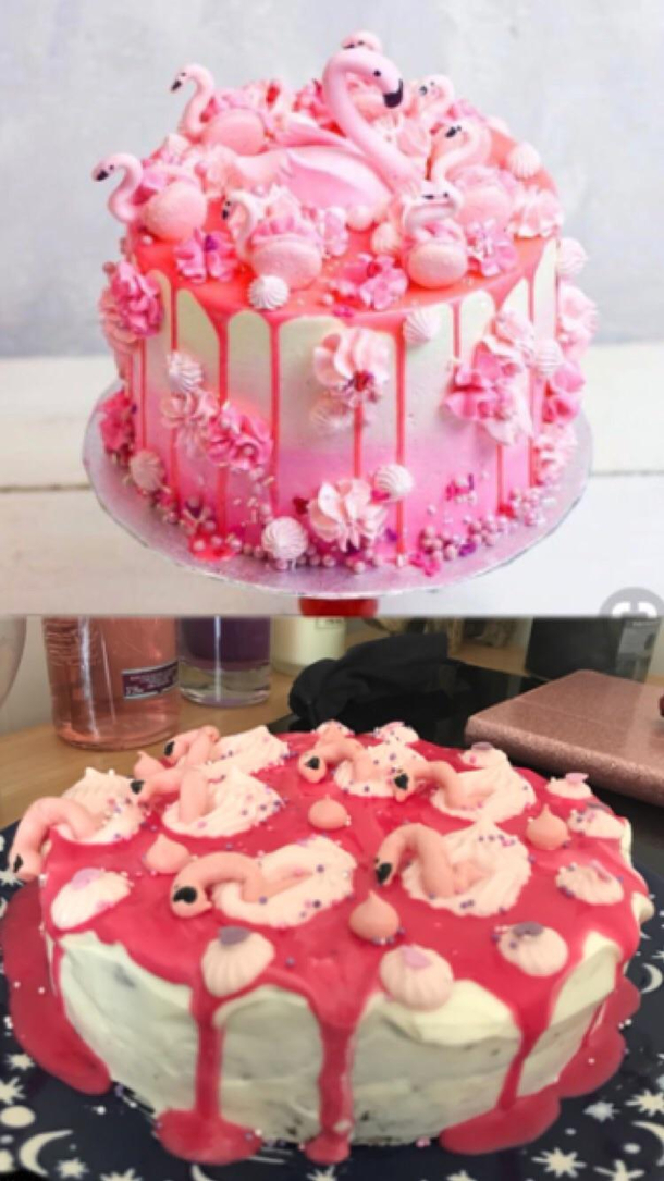 Flamingo Cake