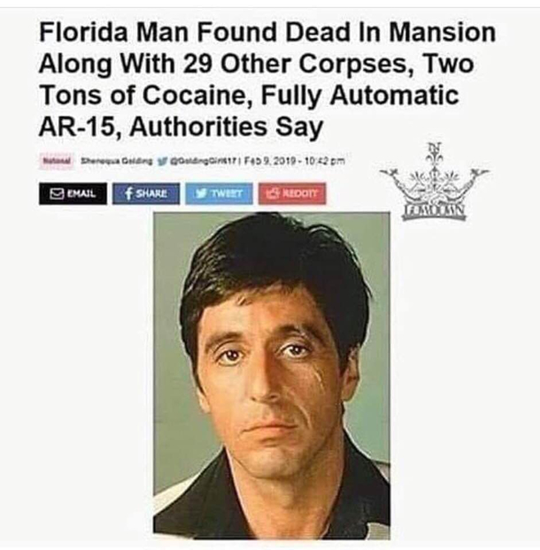 Florida man found dead