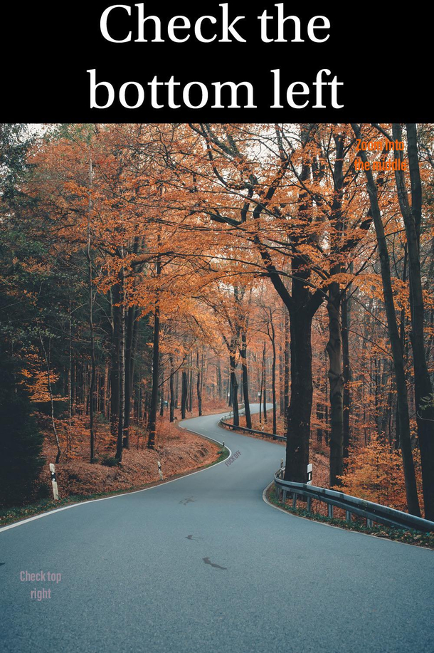 follow the road