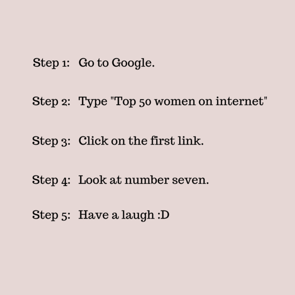 Follow the steps