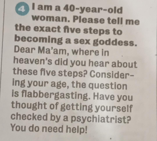 Follow up to the previous post about the ask the sexpert I did not think that soo many people would ask for the  steps so its here but it is not interesting